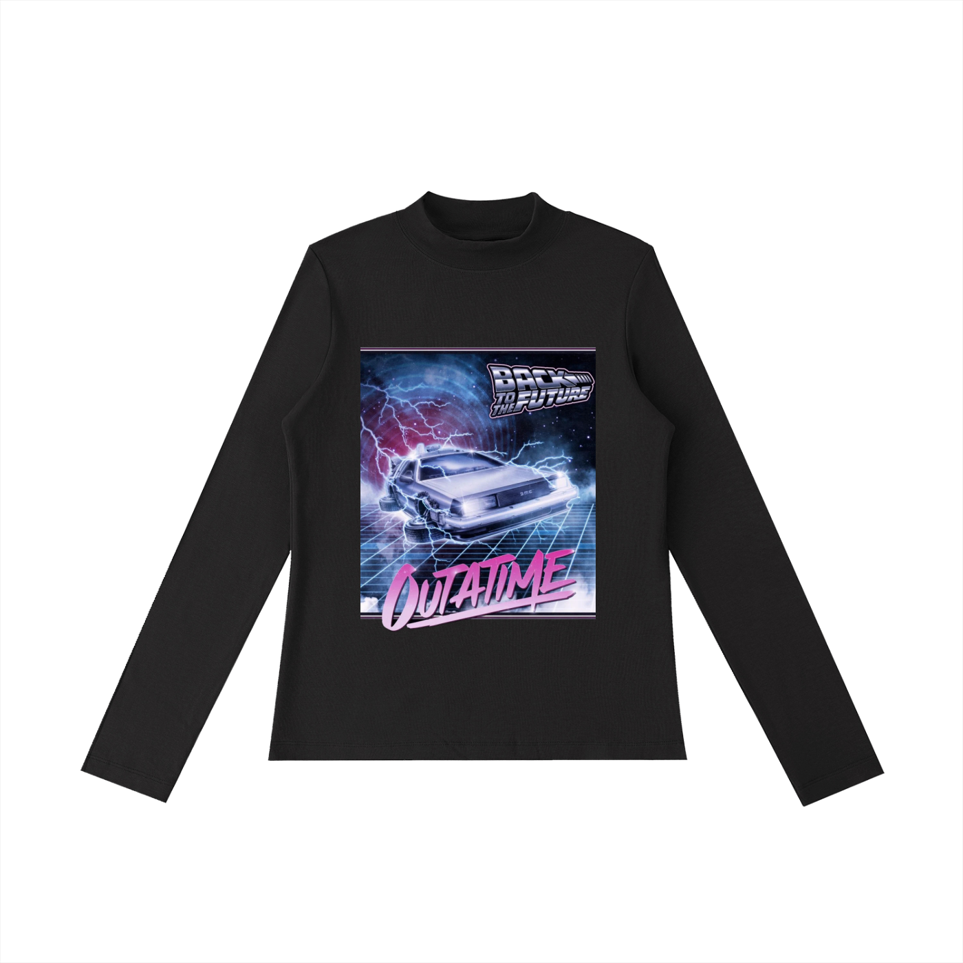 Essential Mock Neck Long Sleeve T-Shirt