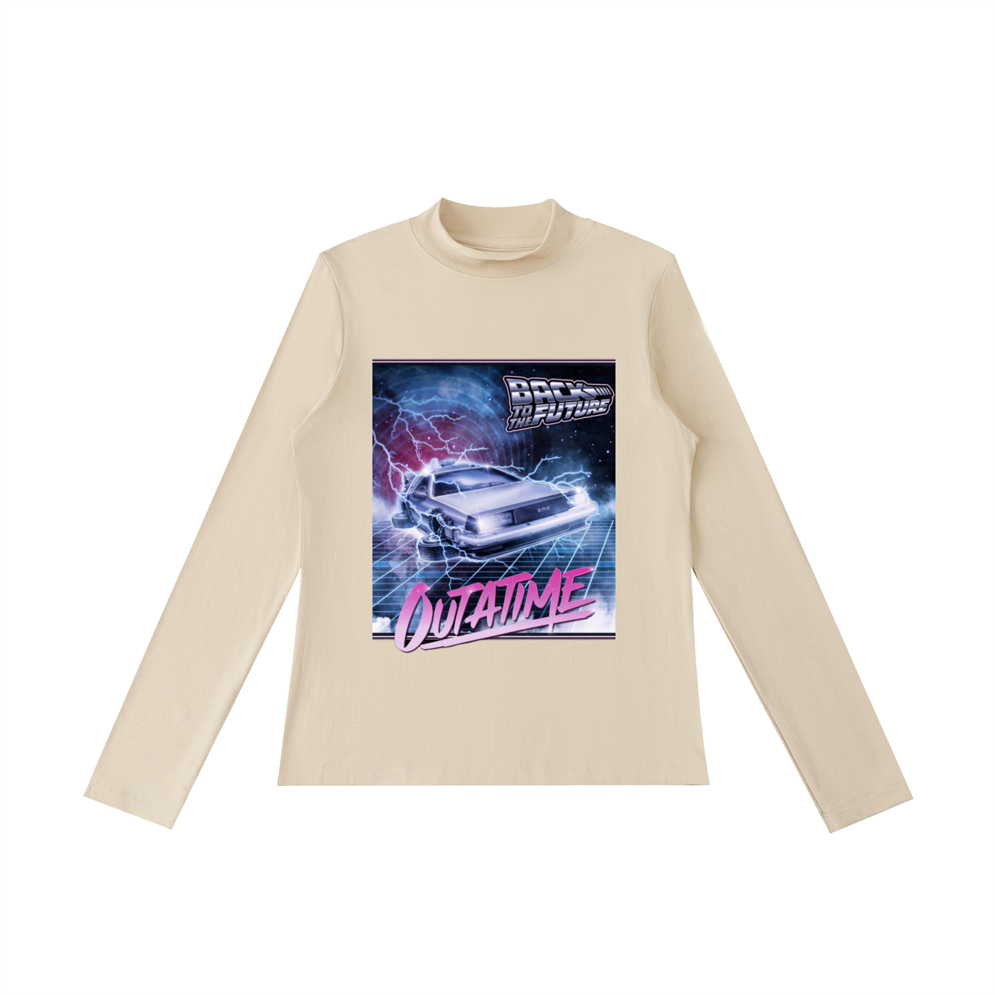 Essential Mock Neck Long Sleeve T-Shirt