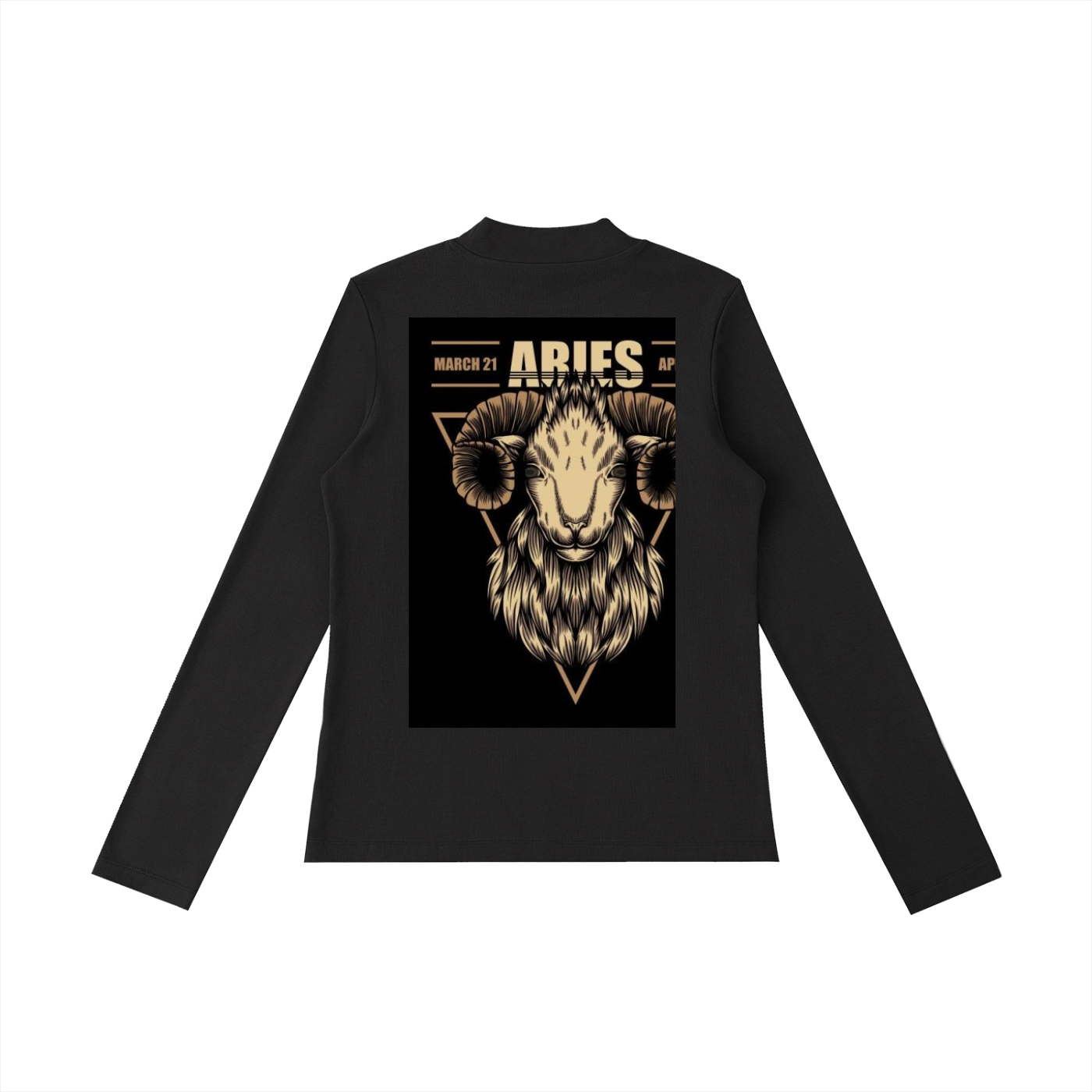 Essential Mock Neck Long Sleeve T-Shirt